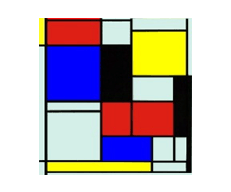 Logo Piet Mondrian